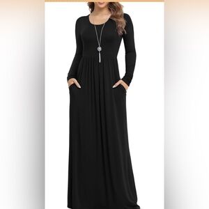Elegant Black Maxi Dress